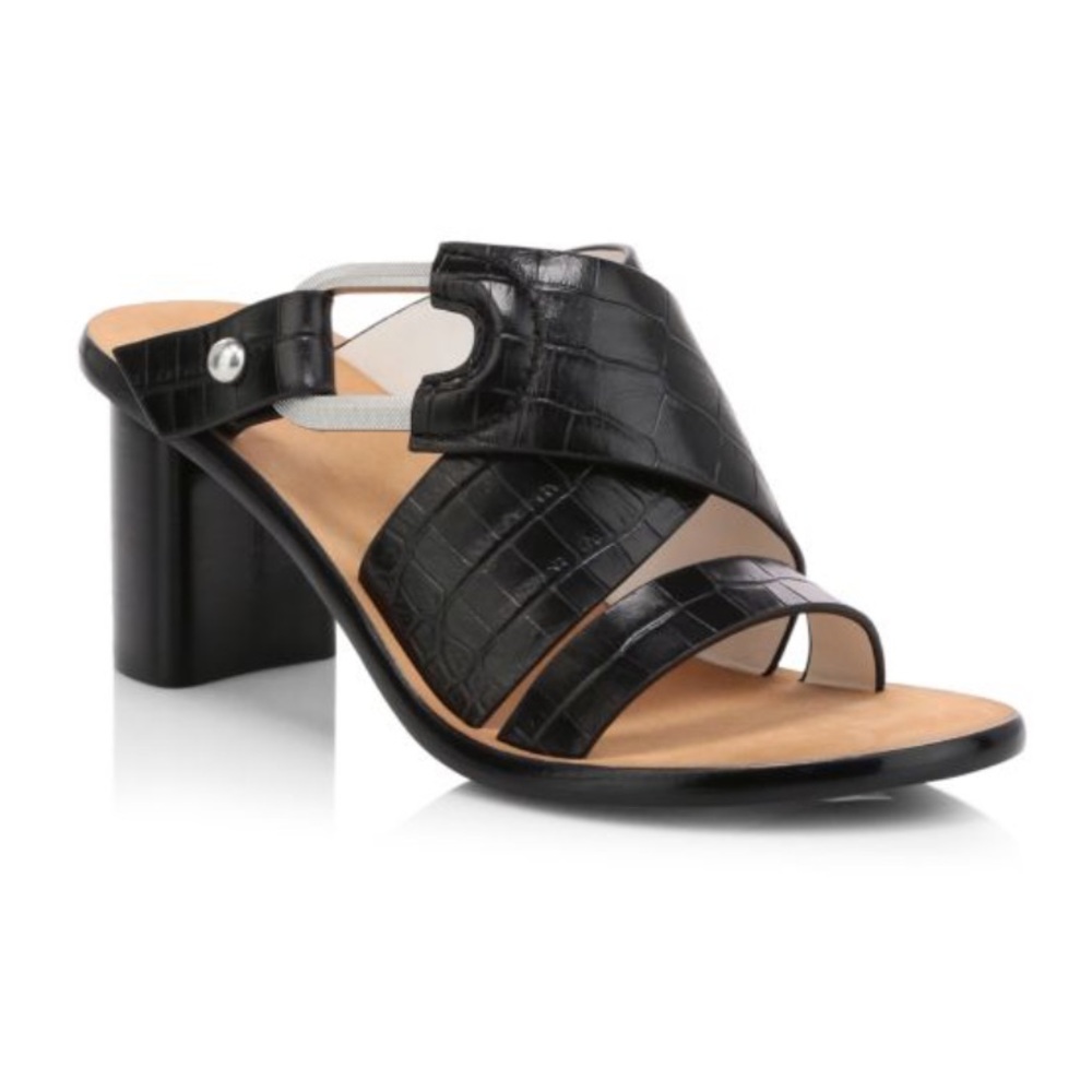 RAG & BONE August Croc-Embossed Leather Block-Heel
Mules sz. 39 - Picture 1 of 7